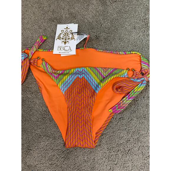 New Becca Swim Tie Side Bottom Swimsuit Size Small RETAIL for $78 - Picture 3 of 4